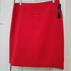 Red Pencil Skirt Size 8 NEVER worn